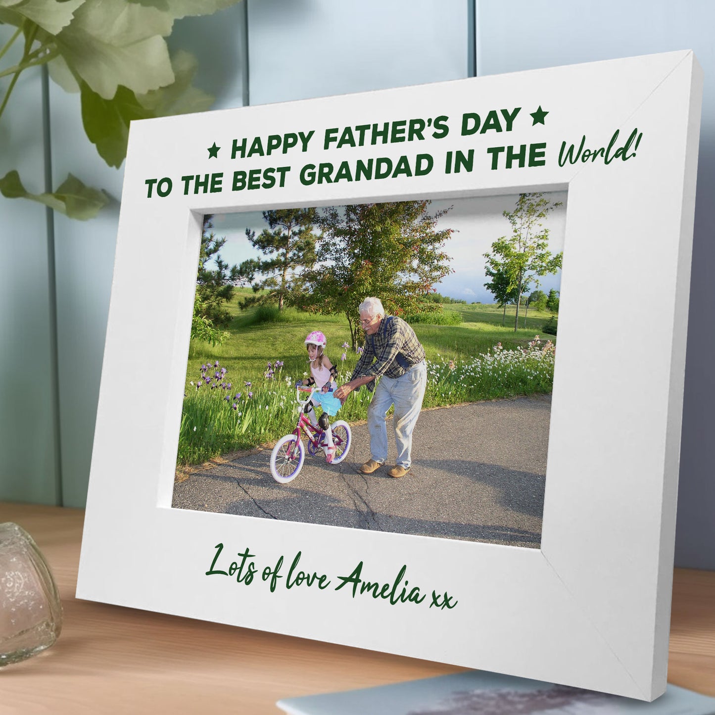 Personalised Fathers Day Gift Photo Frame Gift For Grandad Dad