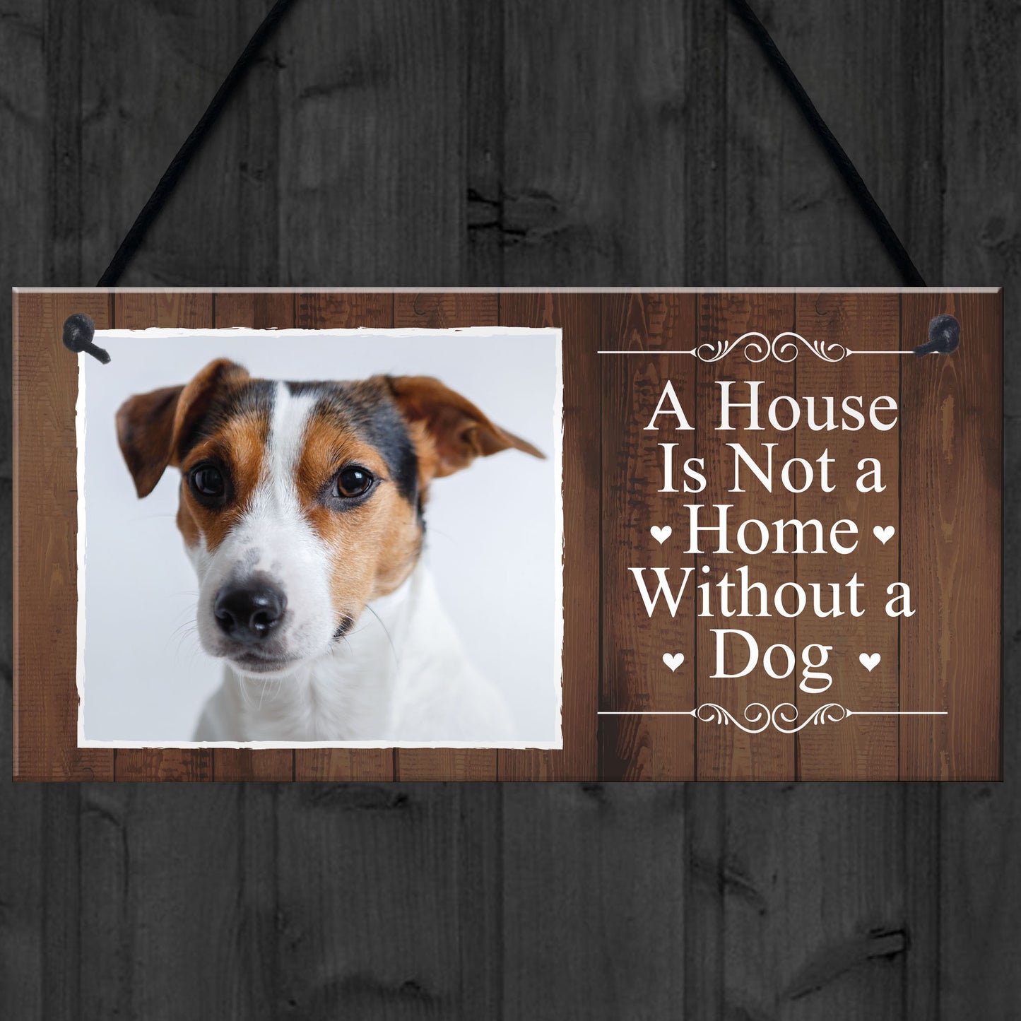 Personalised Dog Photo Gifts Hanging Sign Novelty Animal Lover