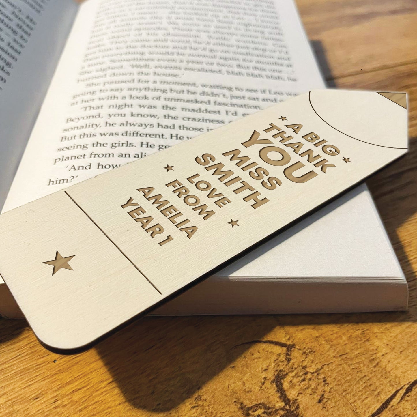 Teacher Gifts For Men And Women Personalised Bookmark Thank You