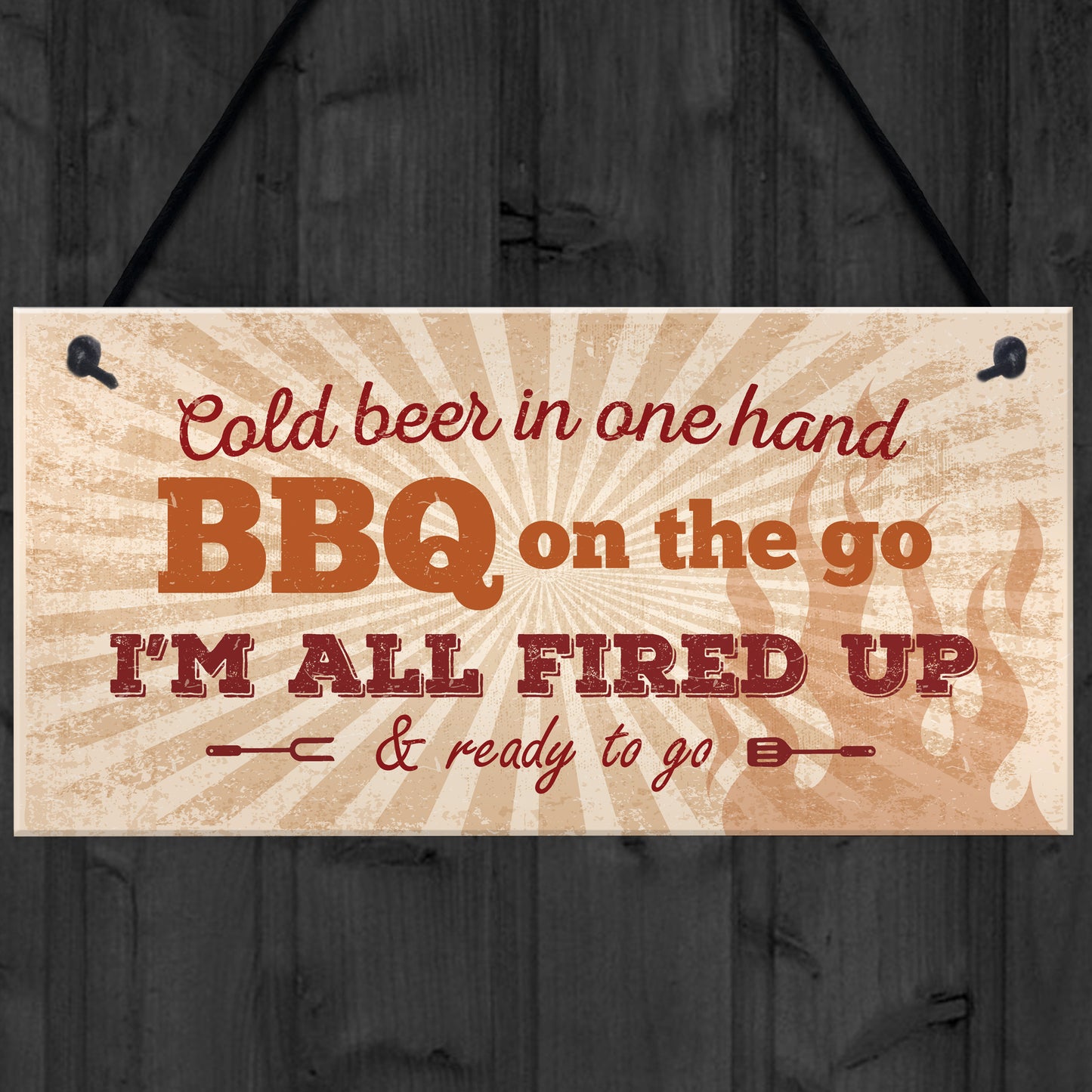 BBQ Sign Garden SummerHouse Bar Man Cave Shed Plaque