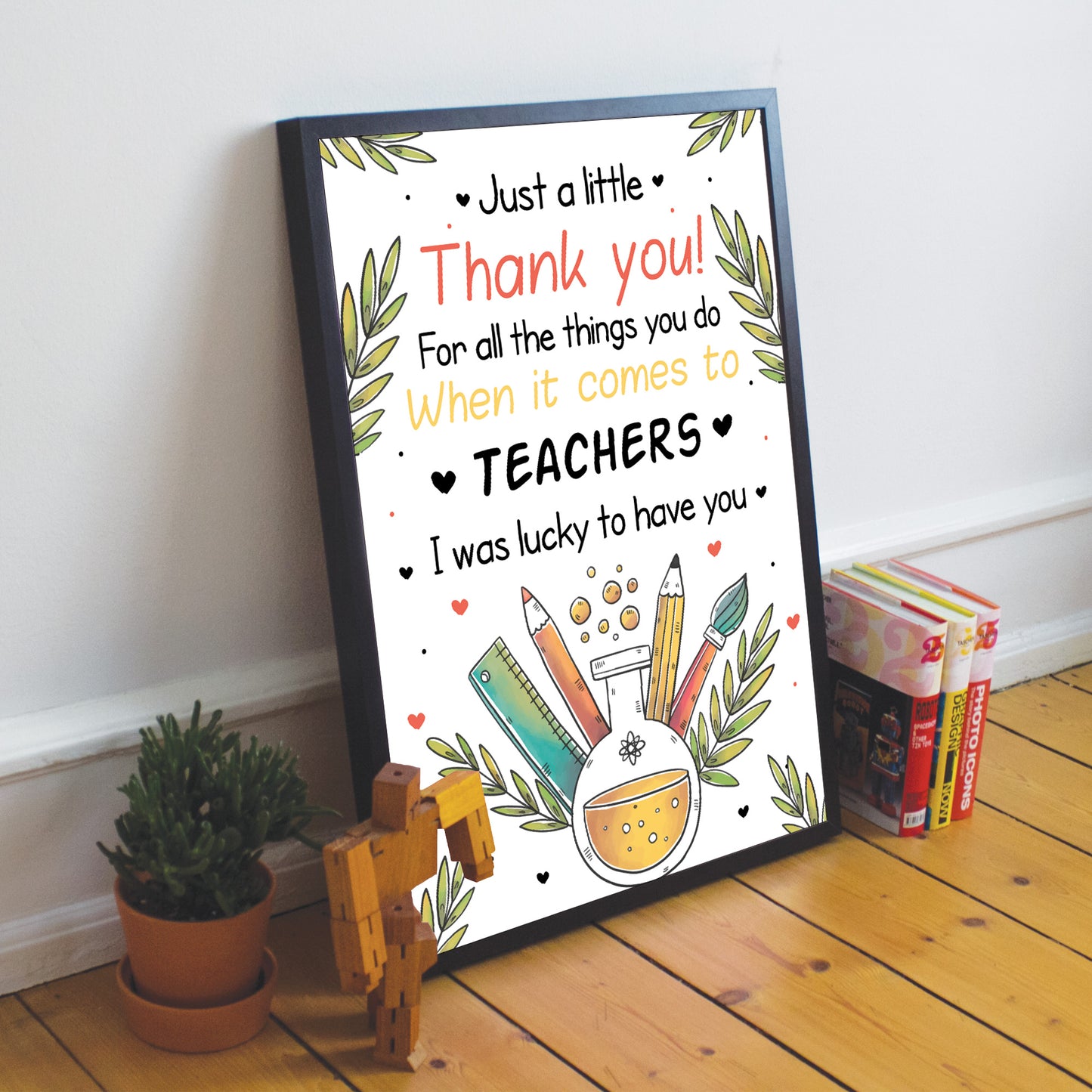 Class Gift For Teacher Framed Print Thankyou Gift For Teacher