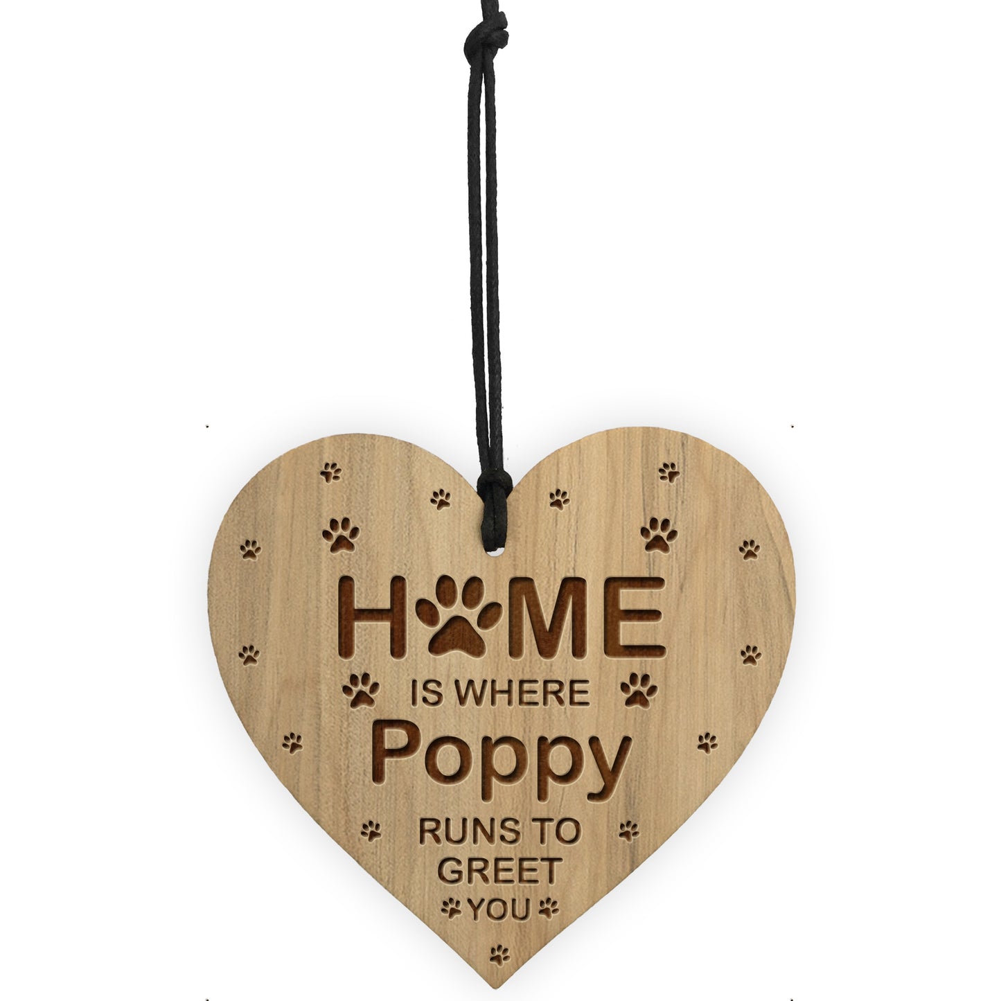 Personalised Home Is Where Plaque Dog Cat Gift Dog Cat Sign