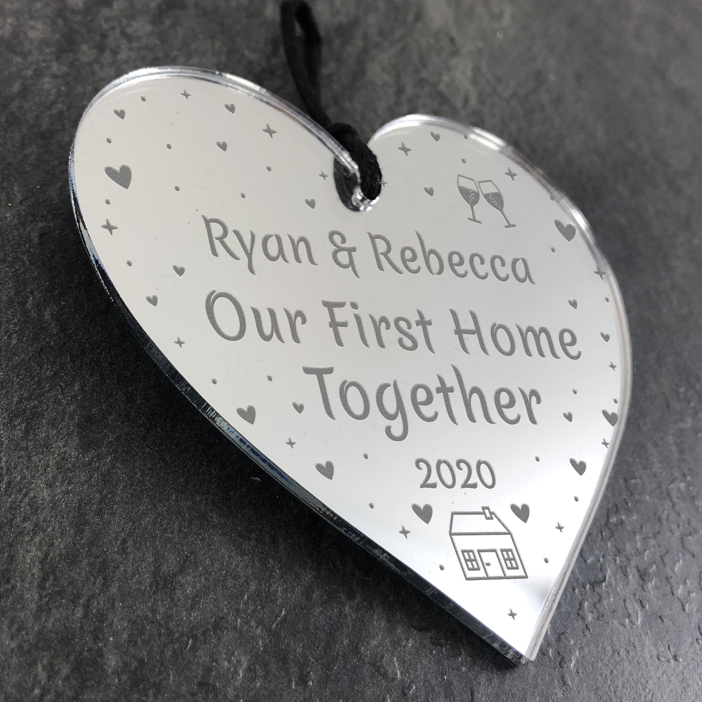 Moving In Gift For Friend Hanging Heart Plaque New Home Gift
