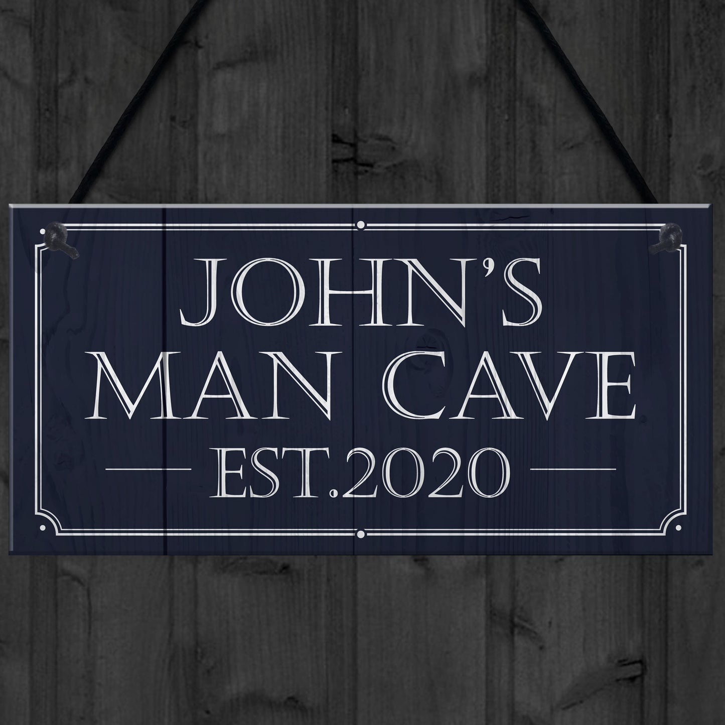 Man Cave Personalised Decor Signs Novelty Gifts For Him Men Boys