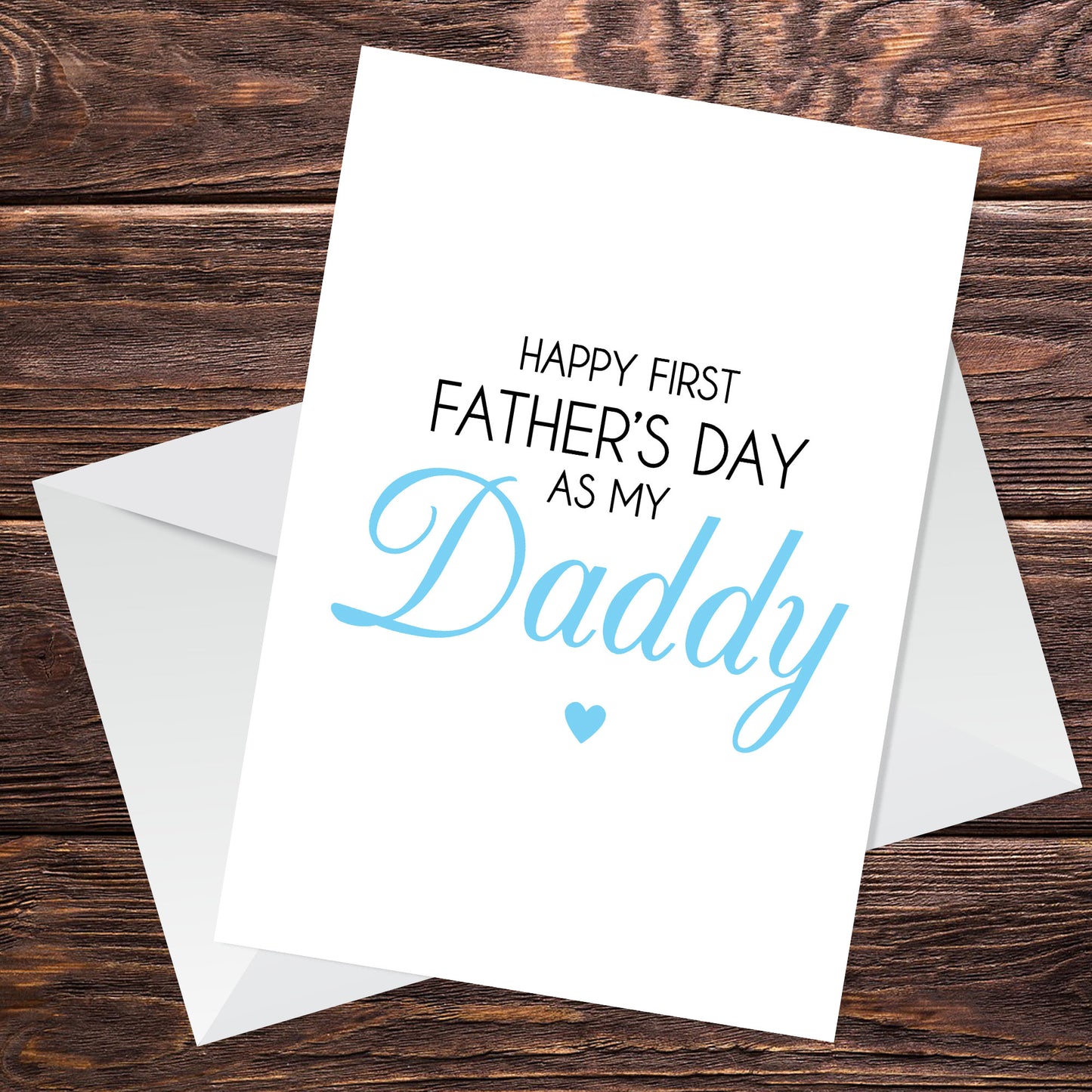 1st Fathers Day Card For Daddy Greetings Card Card From Bump