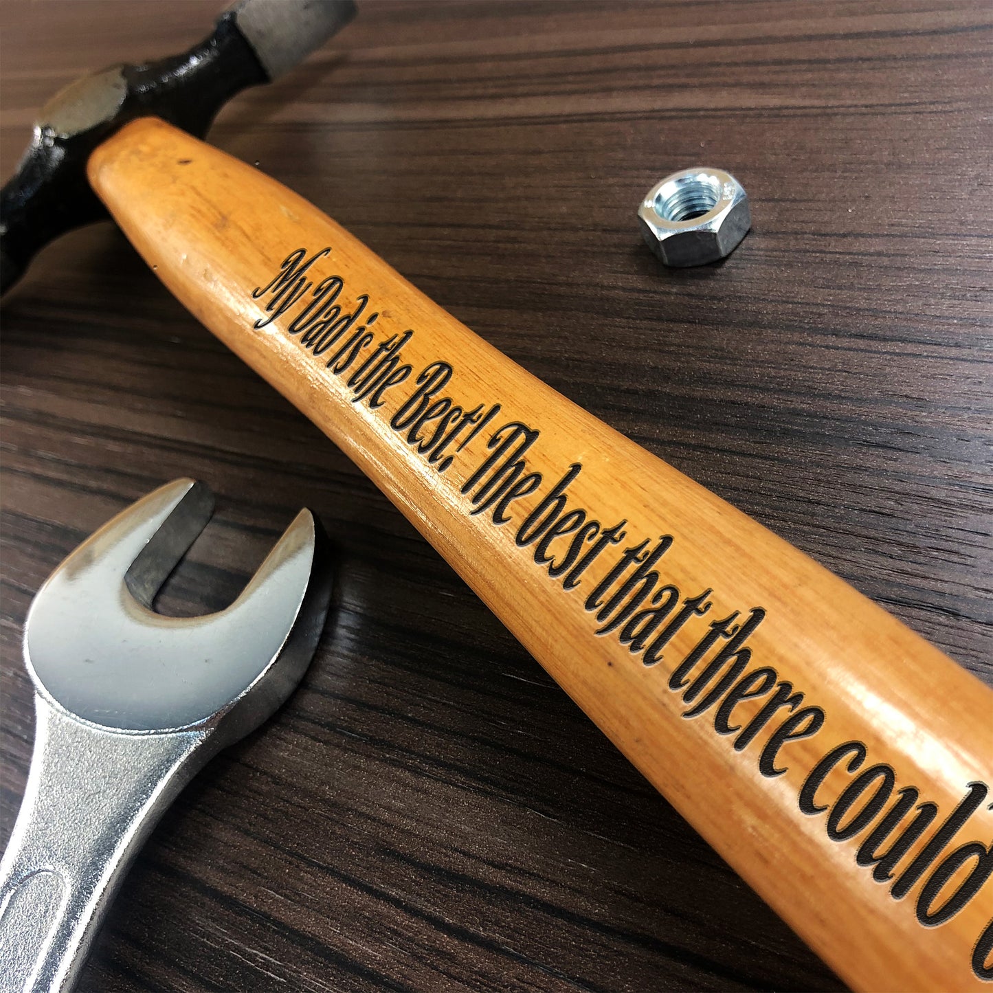 Dad Is The Best Engraved Hammer Fathers Day Gifts