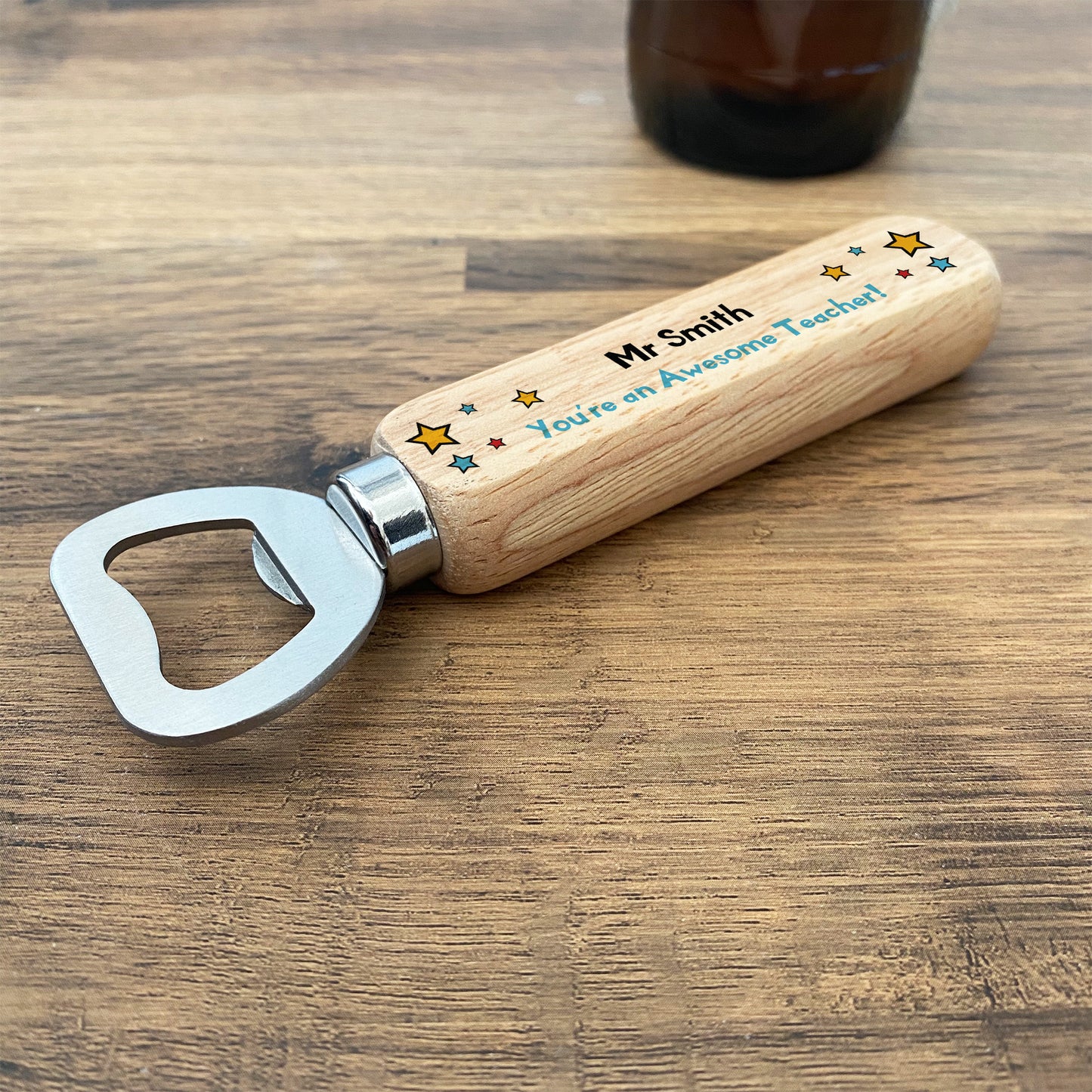 Awesome Teacher Personalised Bottle Opener Thank You Teacher