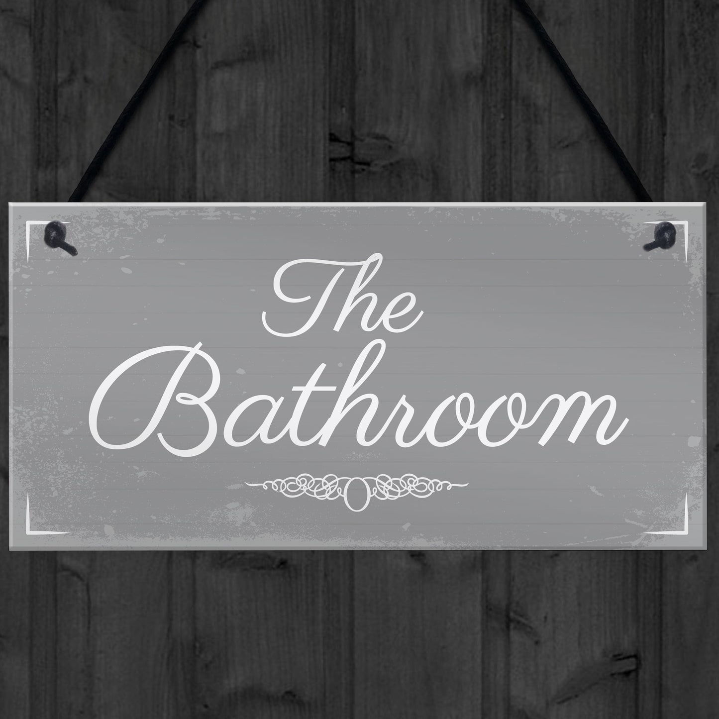 'THE BATHROOM' Door Sign Plaque Sign for Toilet or Bathroom