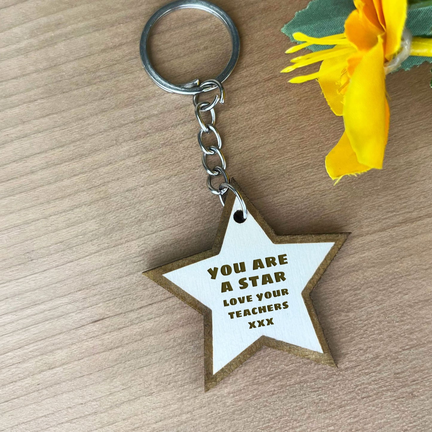 School Leaver Gift From Teacher Pupil Gift Wooden Star