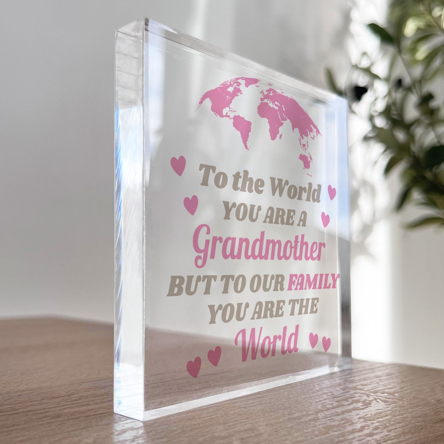 Grandma Birthday Gifts Grandma Gifts For Christmas Acrylic Block