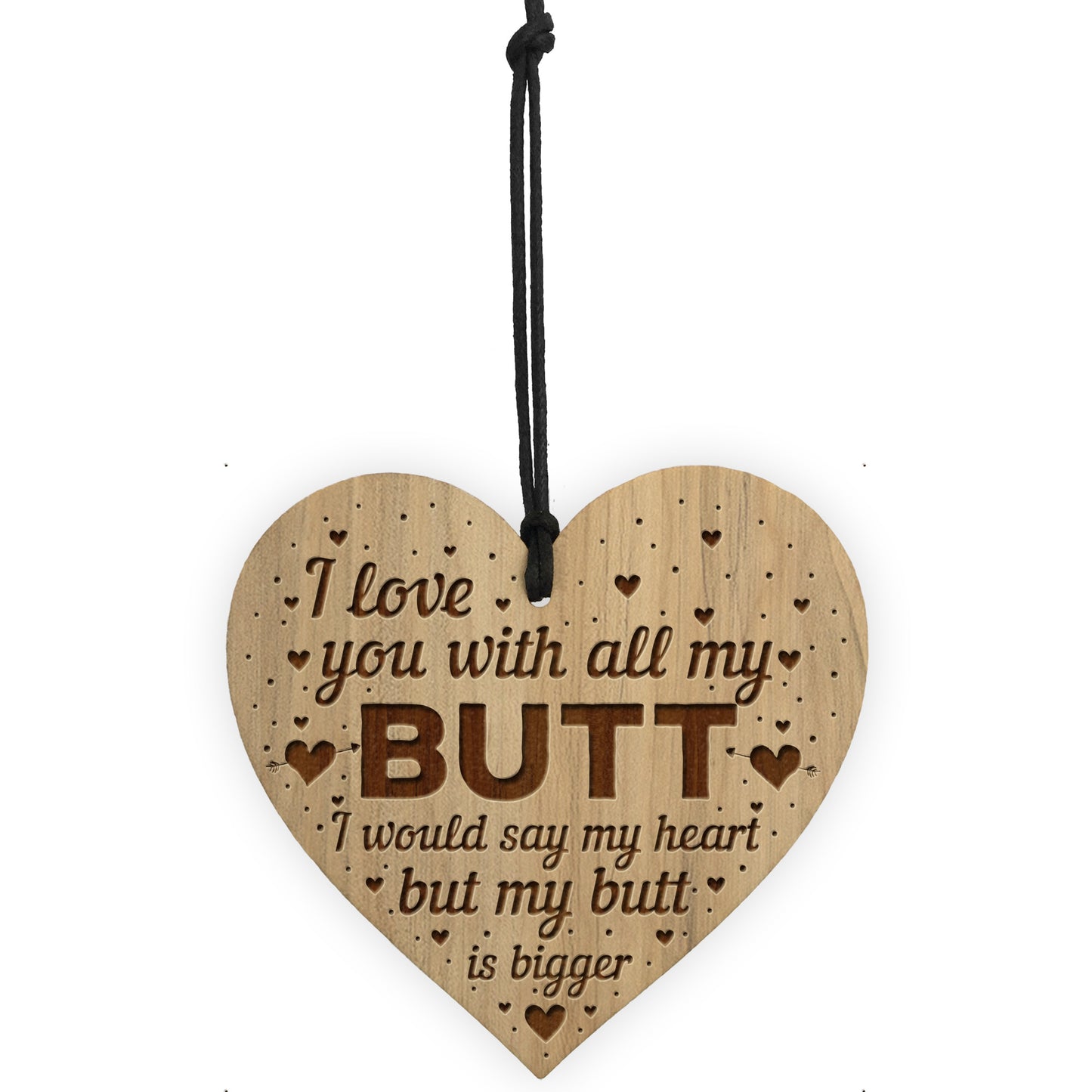 Love You With All My Butt Funny Boyfriend Husband Birthday Gift