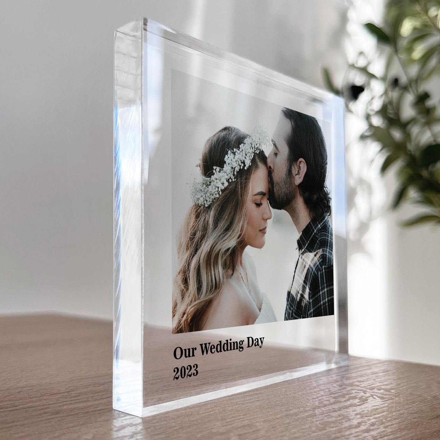 Personalised Wedding Gift OUR WEDDING DAY Mr And Mrs Gift