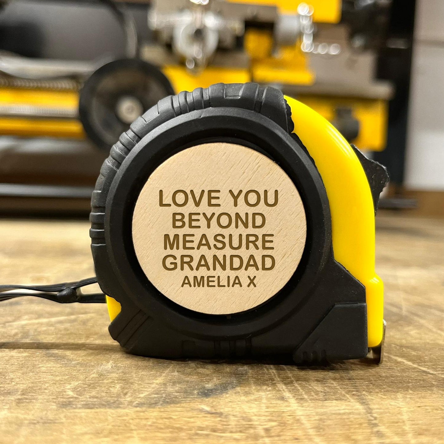 Personalised Engraved Tape Measure Fathers Day Gift For Grandad