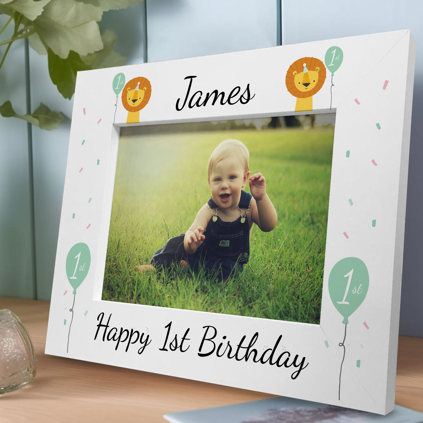 Personalised 1st Birthday Gift Photo Frame My First Birthday Son