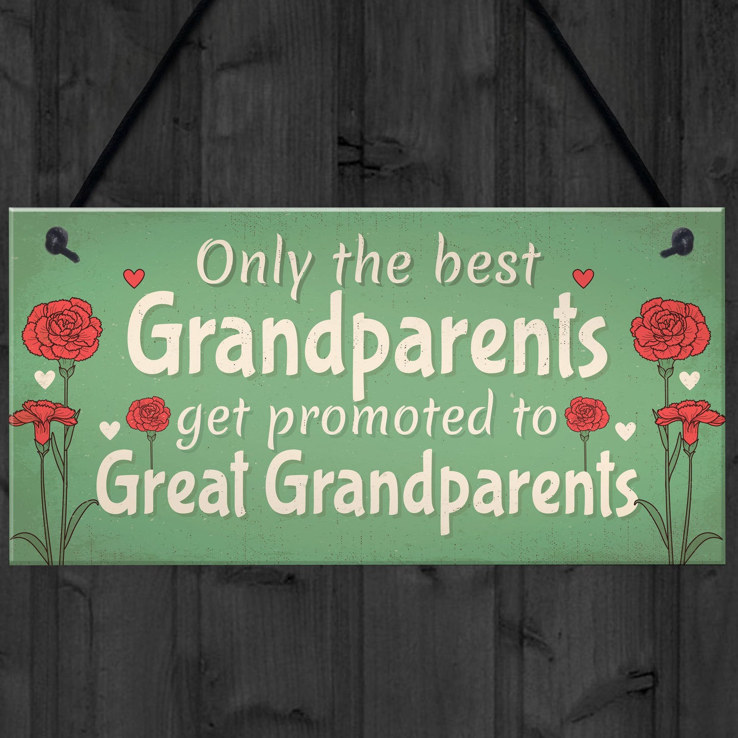 Great Grandparents Gift Sign Baby Announcement For Grandparents