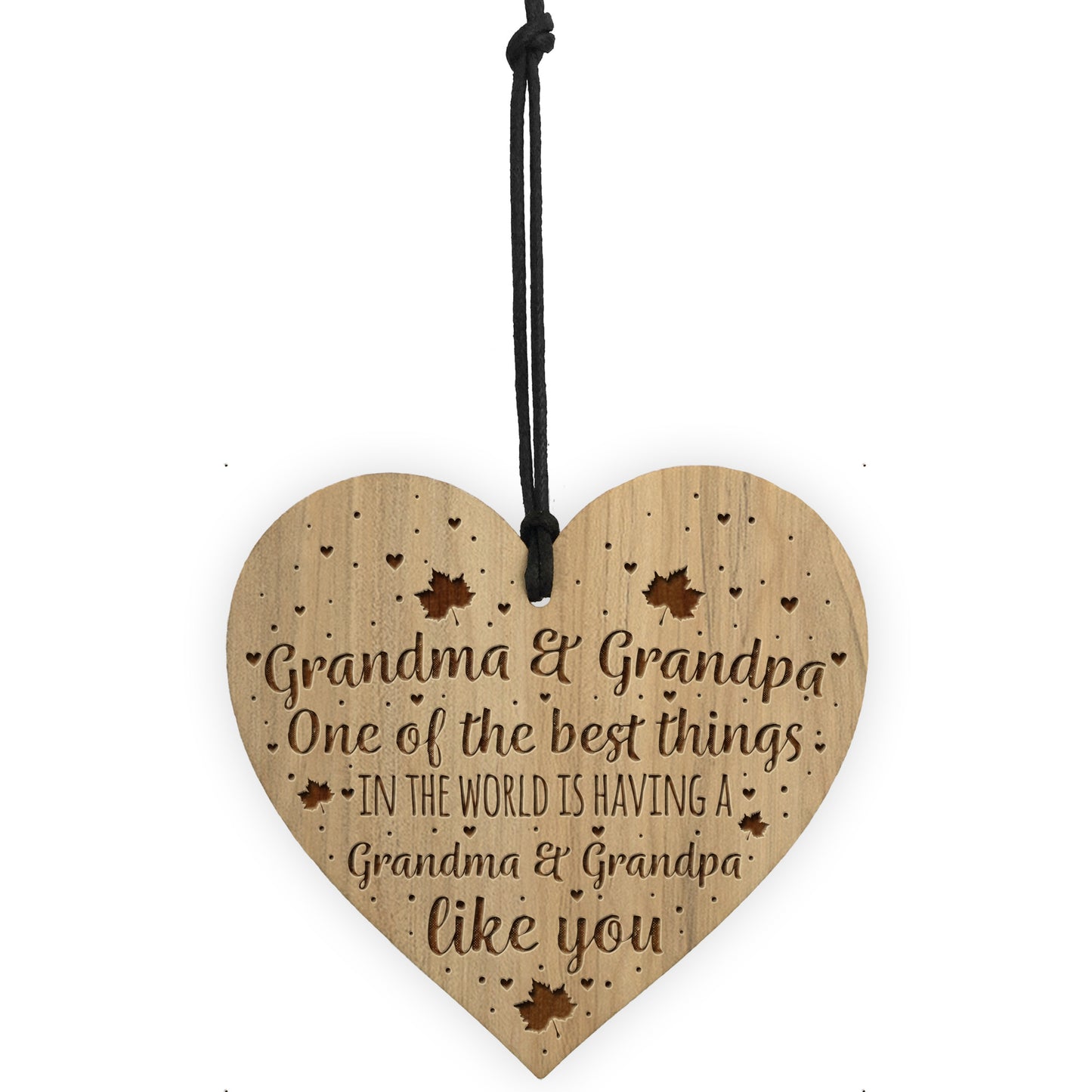Grandma And Grandpa Gift For Birthday Christmas Engraved Heart