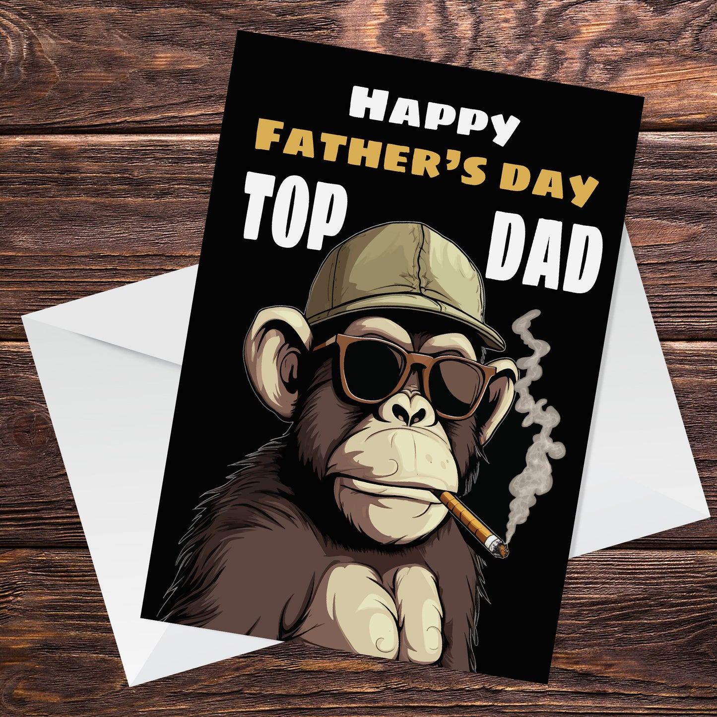 Top Dad Fathers Day Card Funny Novelty Joke Card For Dad