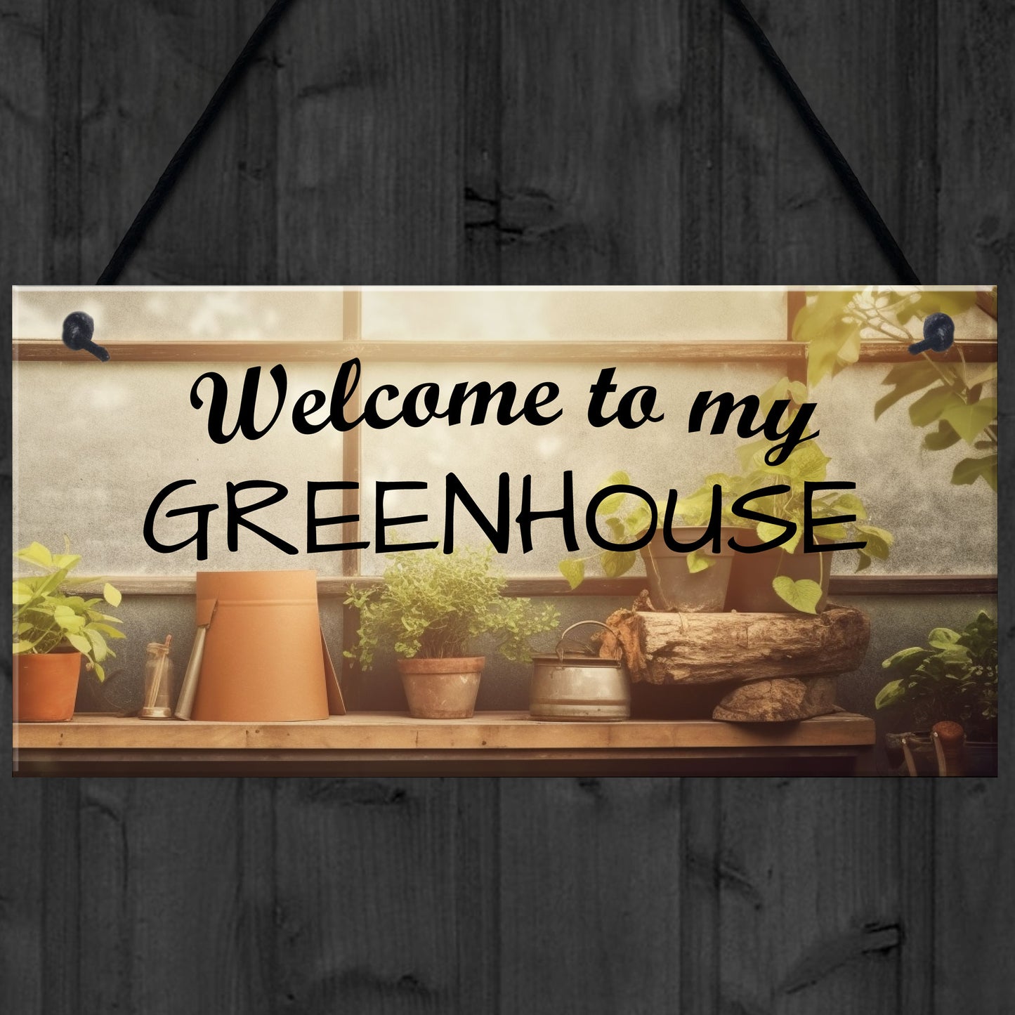 Novelty Greenhouse Sign Garden Sign Summerhouse Shed Sign