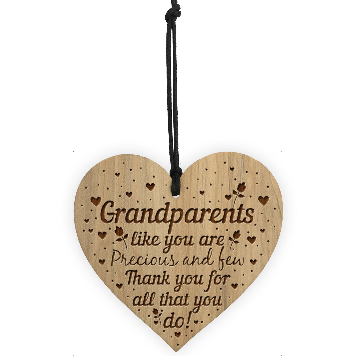 Gift For Grandparents Plaque Nan Gift Grandad Engraved Heart
