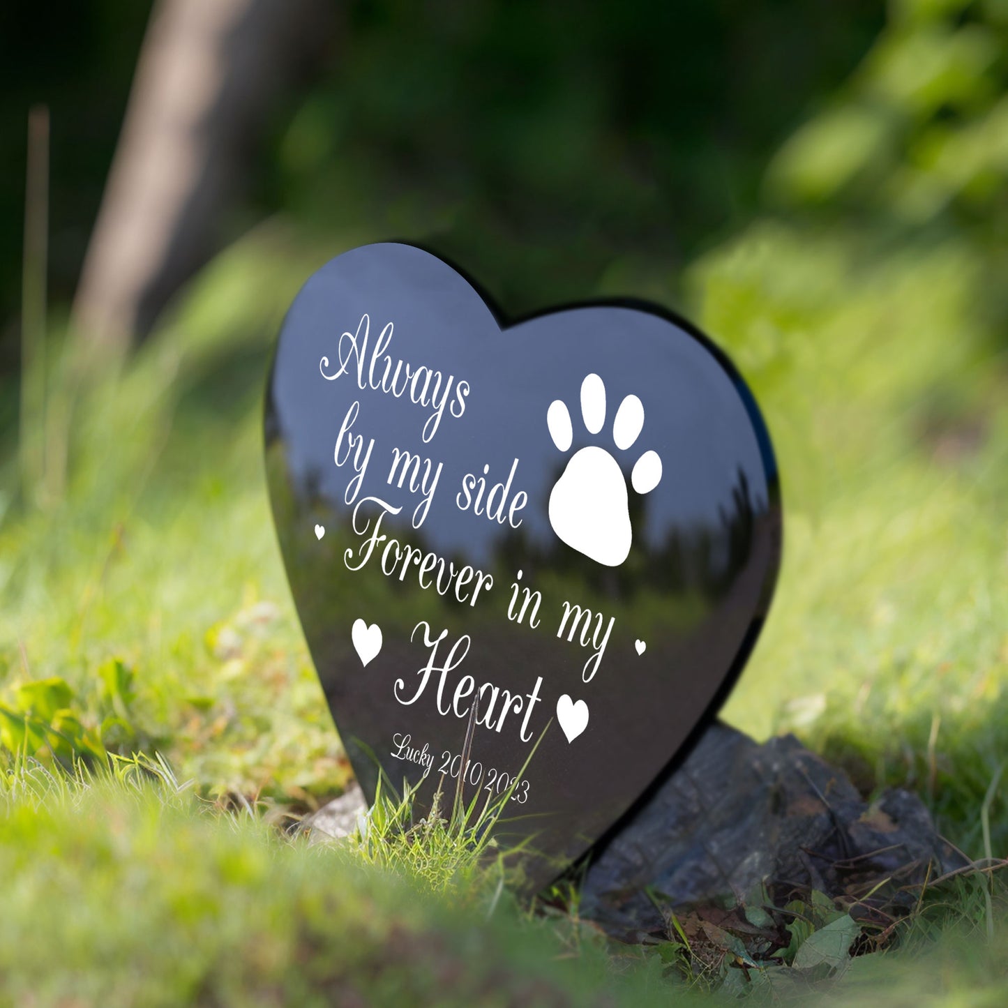 Memorial Plaque For Pet Dog Cat Personalised Grave Stone Gift