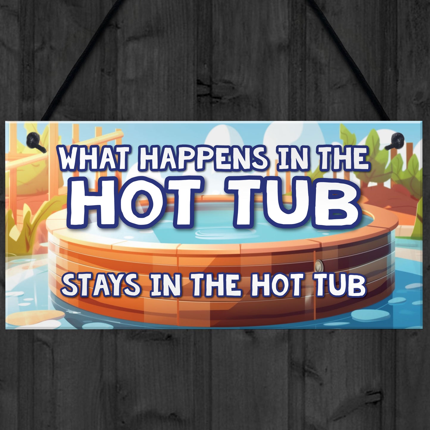 Hot Tub Signs Funny Hanging Sign Hot Tub Signs And Plaques