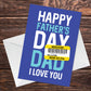 Dad Fathers Day Card Funny Fathers Day Card Funny Card Reduced