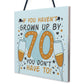 Funny 70th Birthday Card 70th Birthday Presents For Women Men