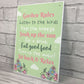 Funny Garden Rules Wall Plaque For Garden Shed Summer House