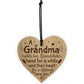 Grandma Gifts Engraved Heart Birthday Christmas Gift For Grandma