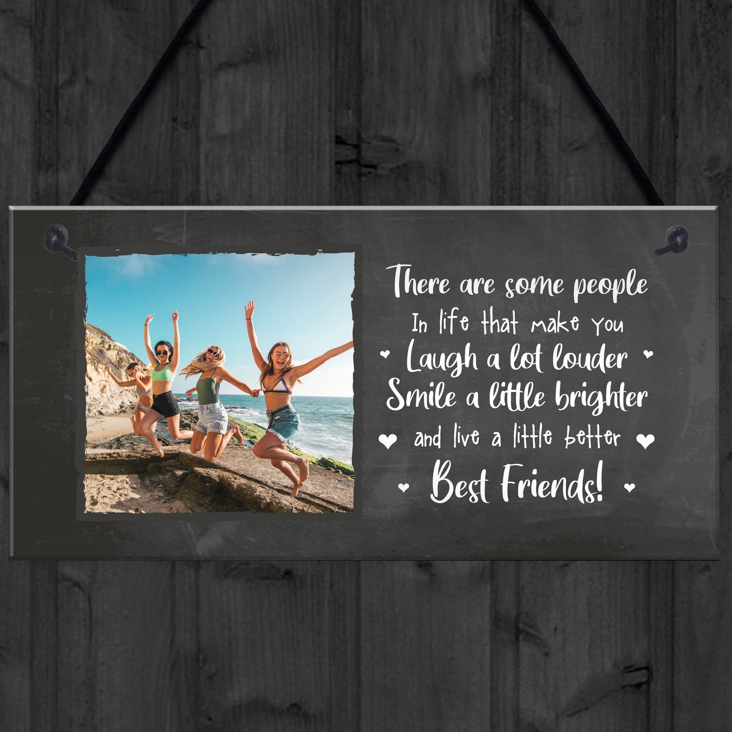 Friendship Plaque Gift For Women Best Friend Sign Personalised