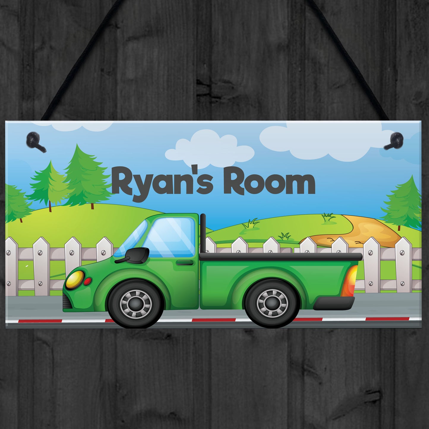 Boys Bedroom Door Sign PERSONALISED Nursery Decor For Boy