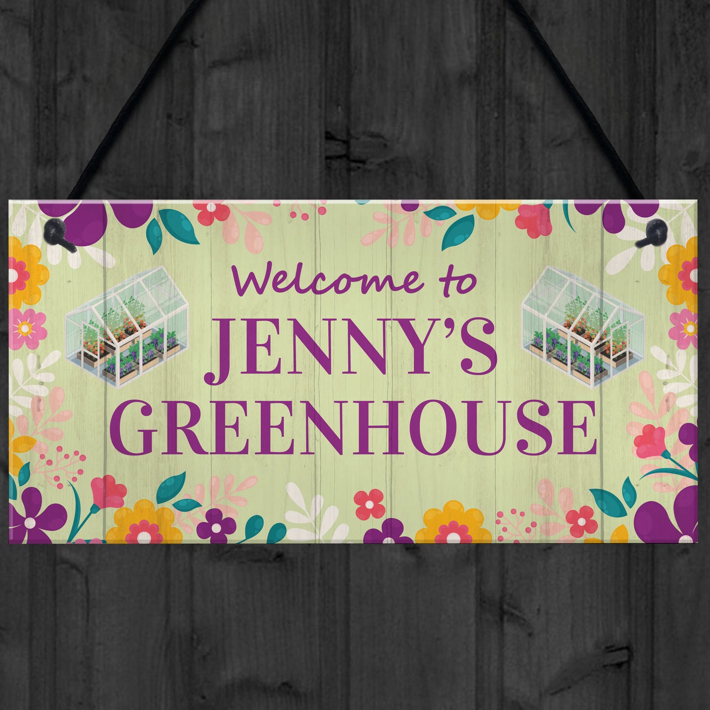 Garden Sign / Greenhouse Sign / Personalised Garden Sign