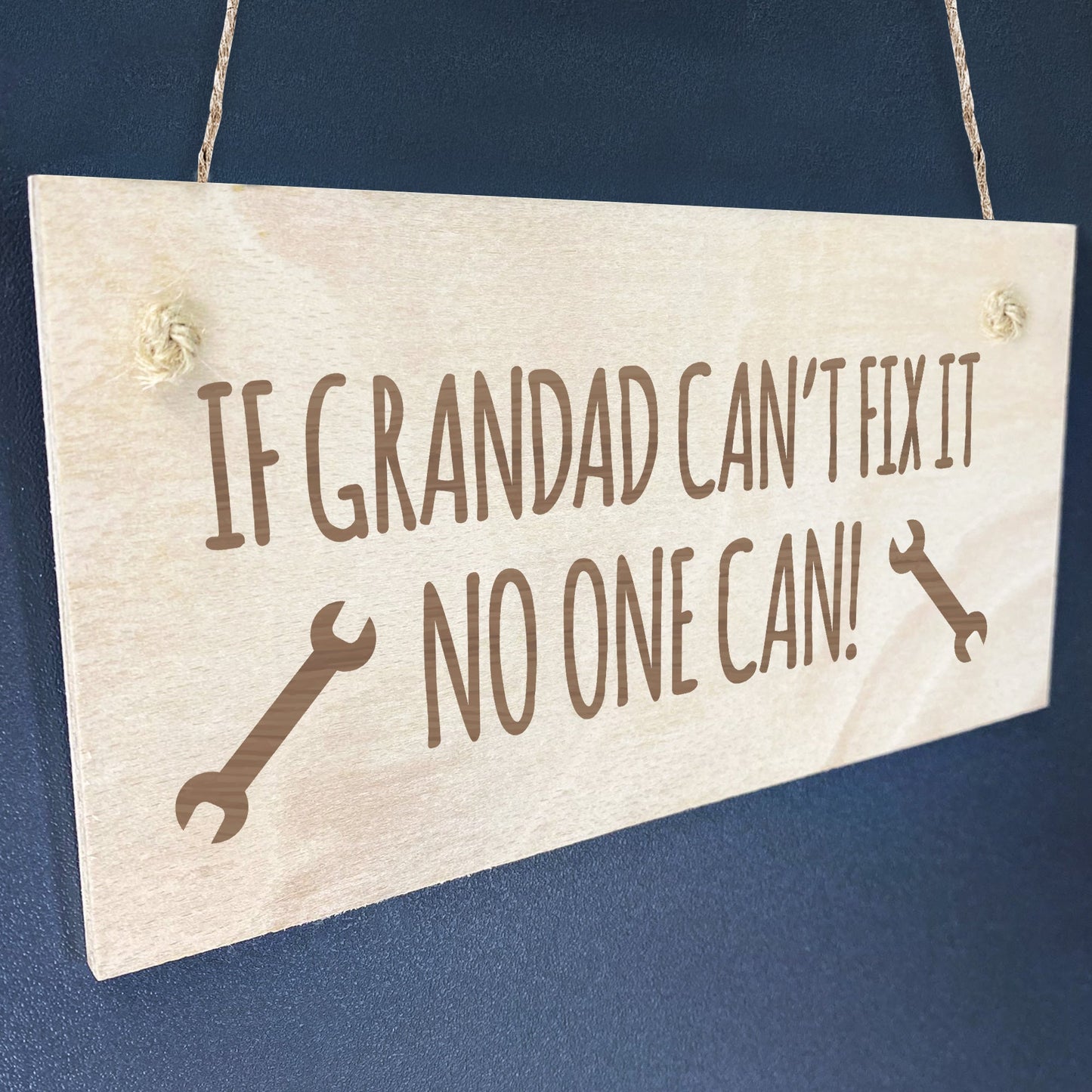 Grandad Gifts Novelty Engraved Wood Plaque Birthday Fathers Day
