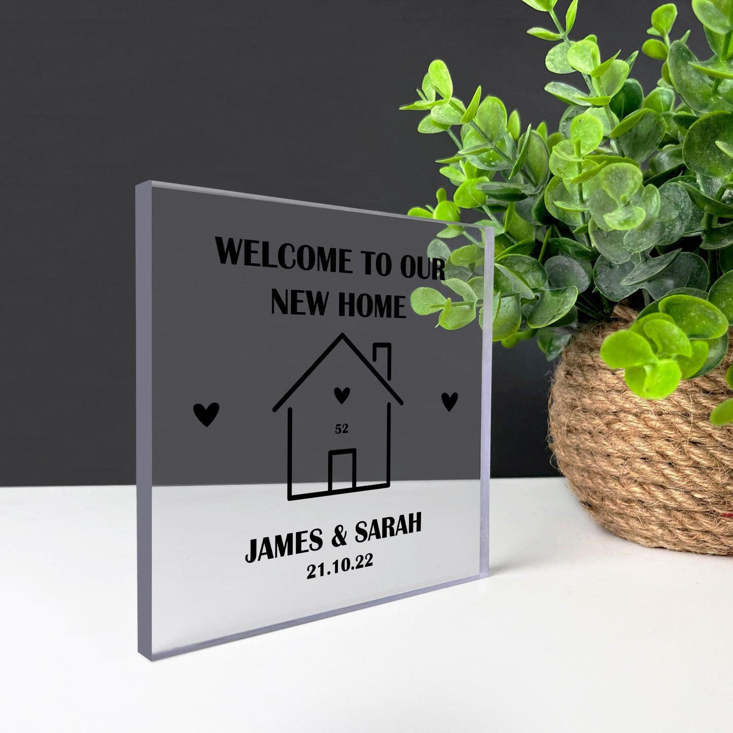 PERSONALISED New Home House Warming Gift Handmade Home Decor