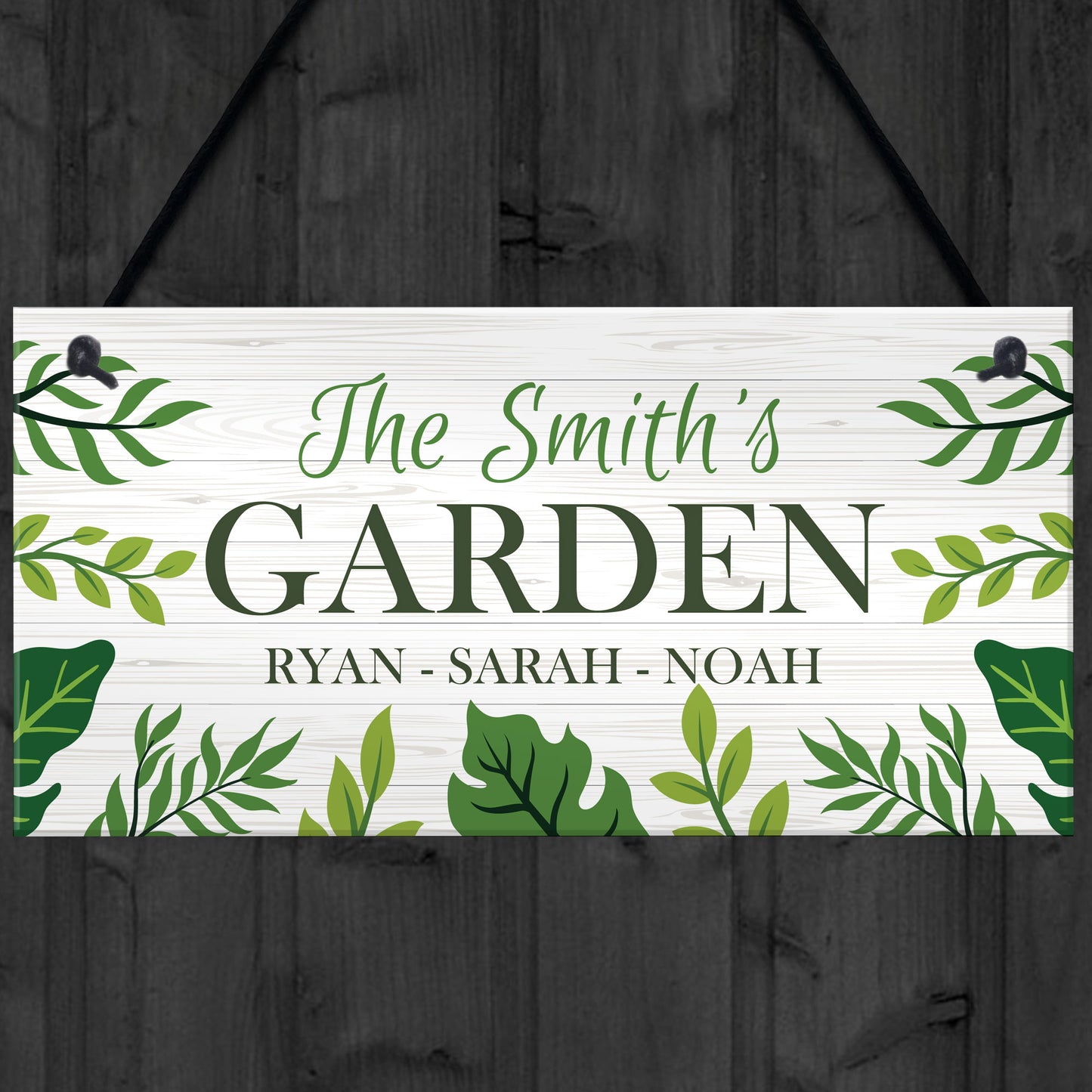 PERSONALISED Garden Signs And Plaques Gardening Gifts Deocr