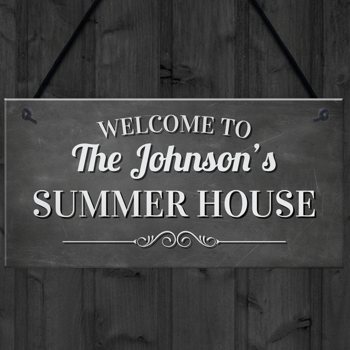 PERSONALISED Summerhouse Sign For Garden Outside Hanging