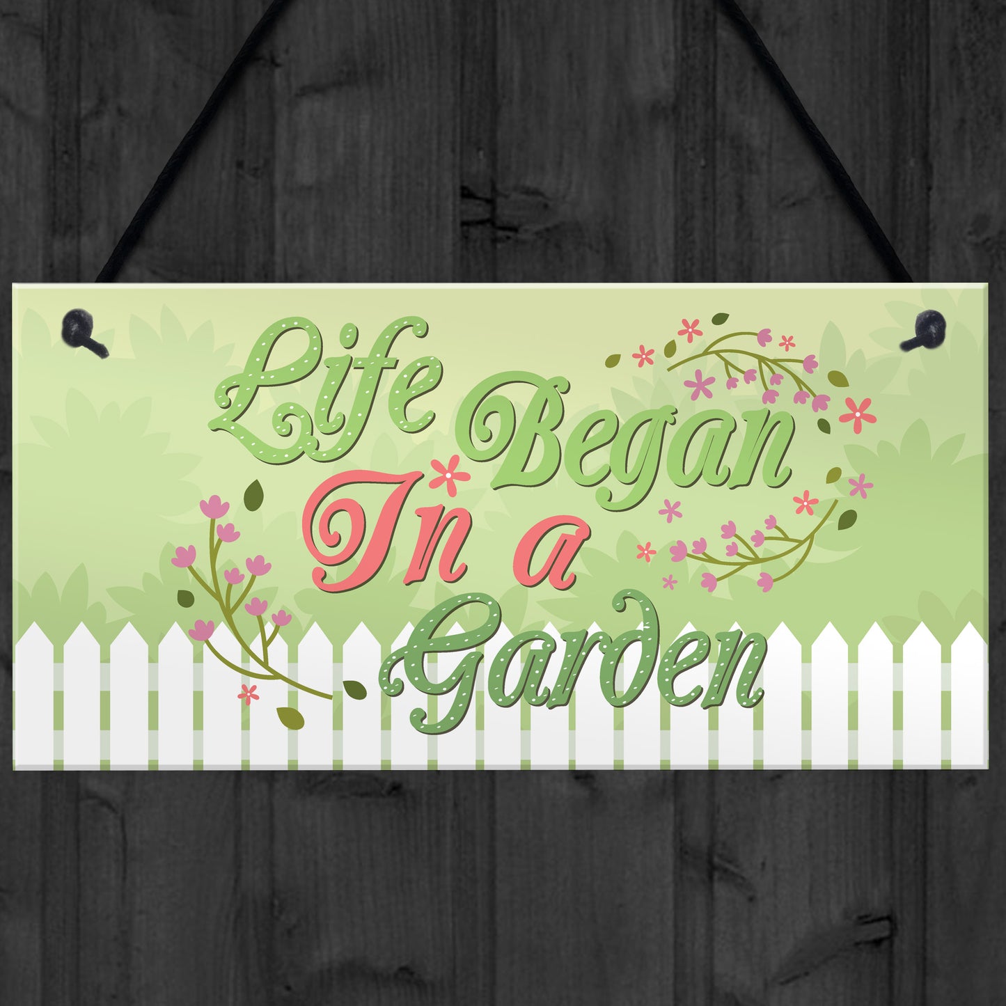 Life Began Plaques SummerHouse Signs Garden Shed Mum Nan