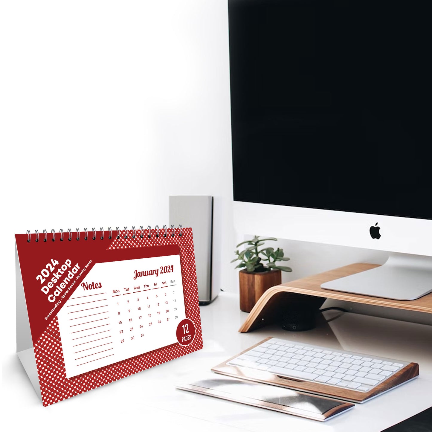 2024 Stand Up Calendar Desk Home Office Calendar 2024 Planner