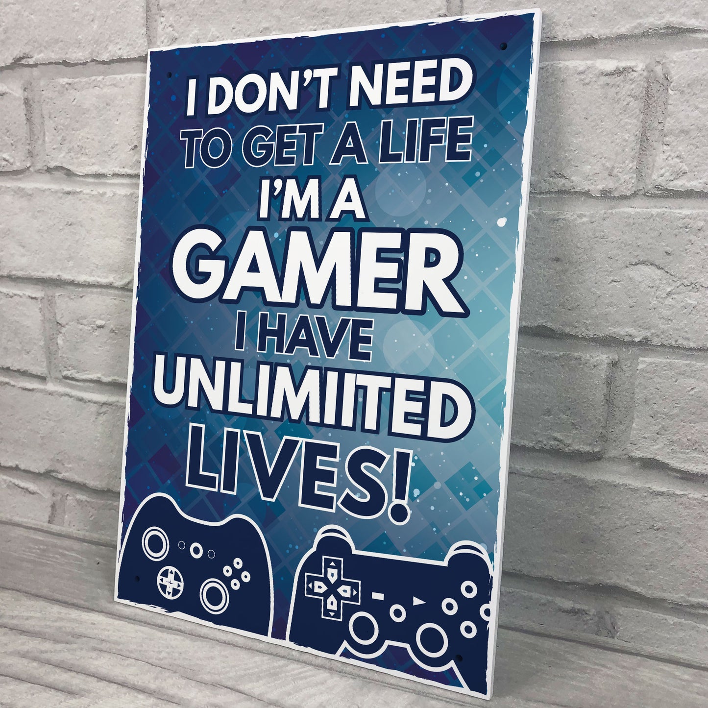 Gaming Plaque / Boys Bedroom Sign / Games Room Wall Art