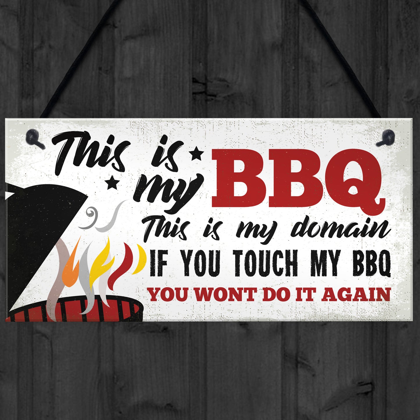 My BBQ Novelty Garden Sign SummerHouse Bar Man Cave Shed