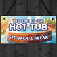 Hot Tub Sign Hanging Wall Plaque Hot Tub Signs And Plaques Shed