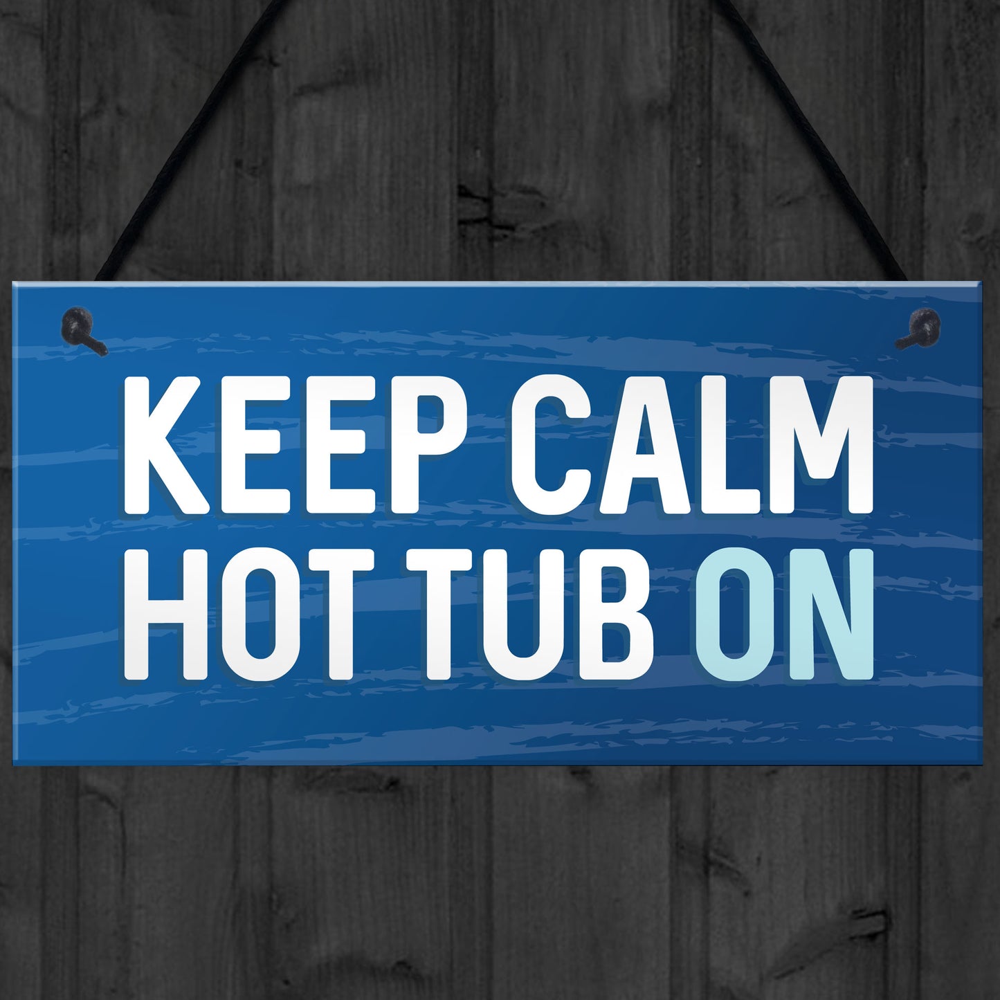 Hot Tub Sign Novelty Garden Summerhouse Plaque New Home Gift