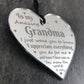 Grandma Gift Poem Heart Birthday Gift From Grandchildren