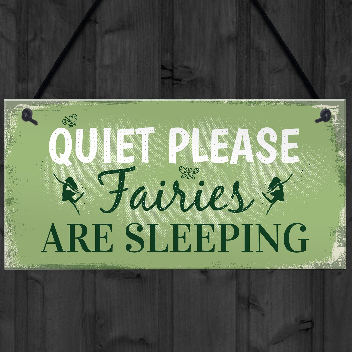 Quiet Please Novelty Hanging Plaque SummerHouse Sign Garden