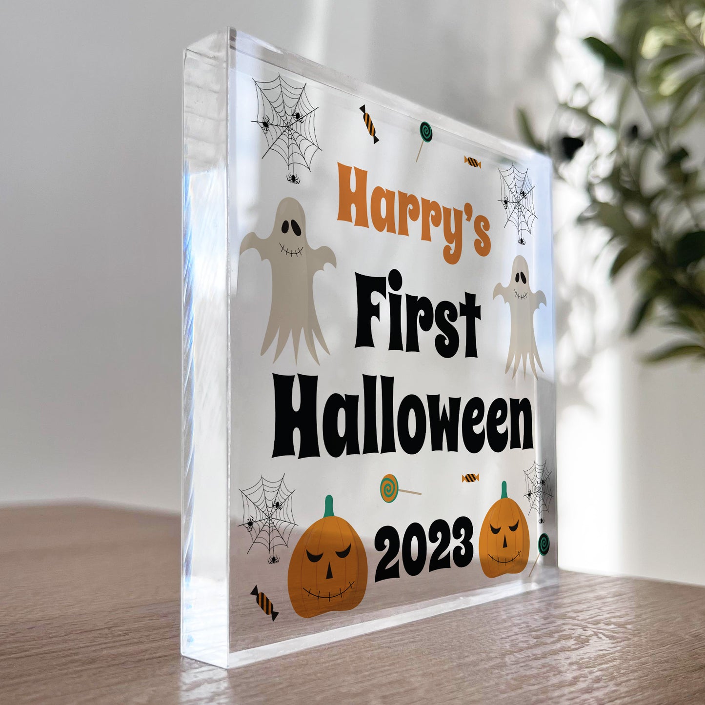 Personalised My First Halloween Gift Halloween Decoration Baby