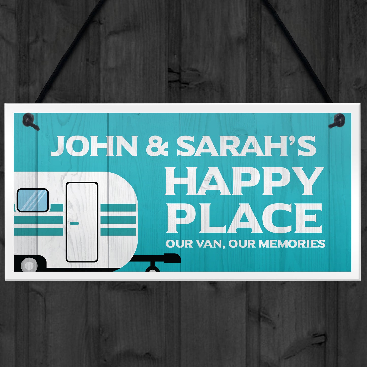 Personalised Novelty Caravan Sign Hanging Door Wall Sign