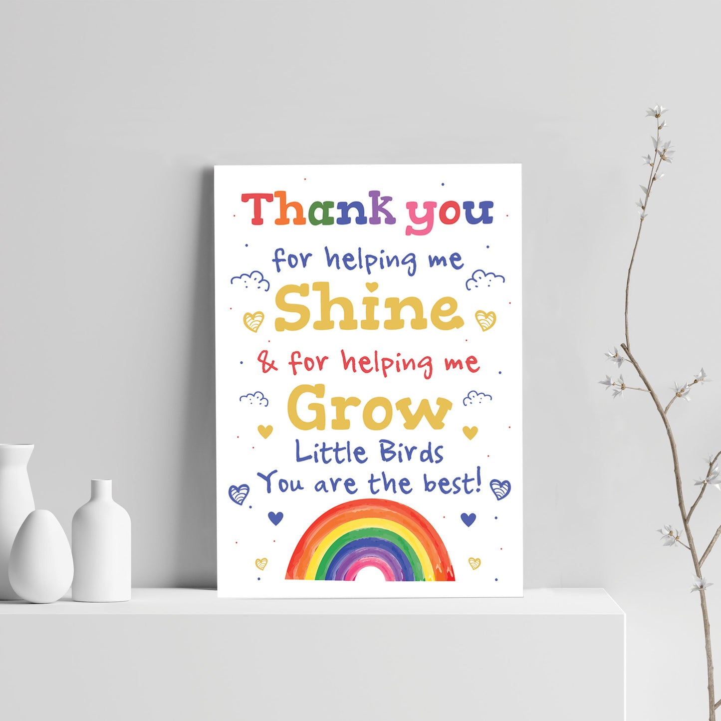 Personalised Teacher Thank You Leaving Gifts Nursery School