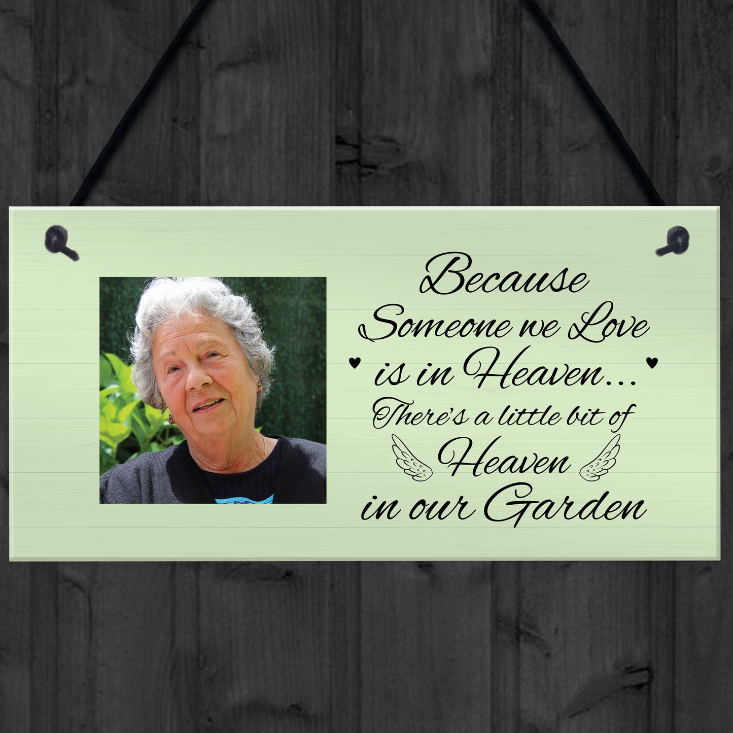 In Memory Of Nan Mum Dad Garden Memorial Sign Personalised