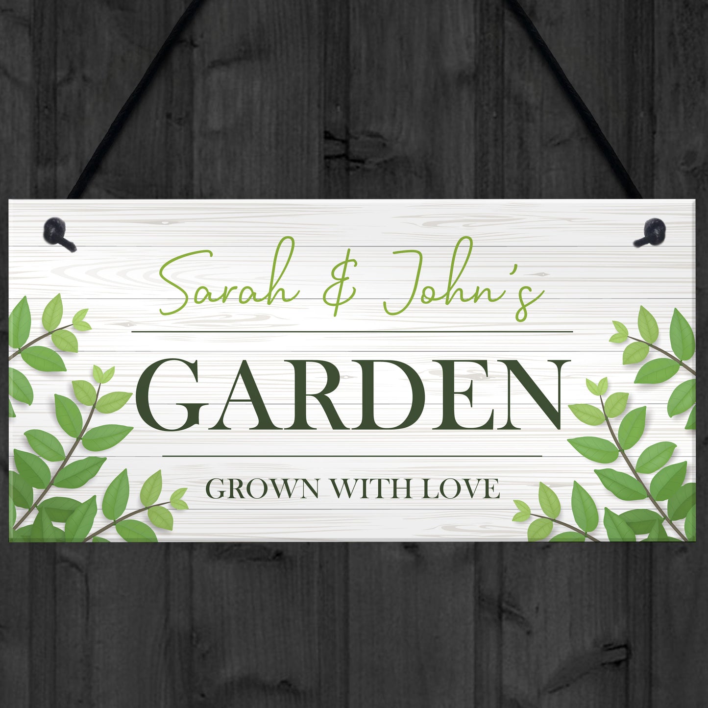 Garden Sign Hanging Door Wall Summerhouse Shed Decking Sign