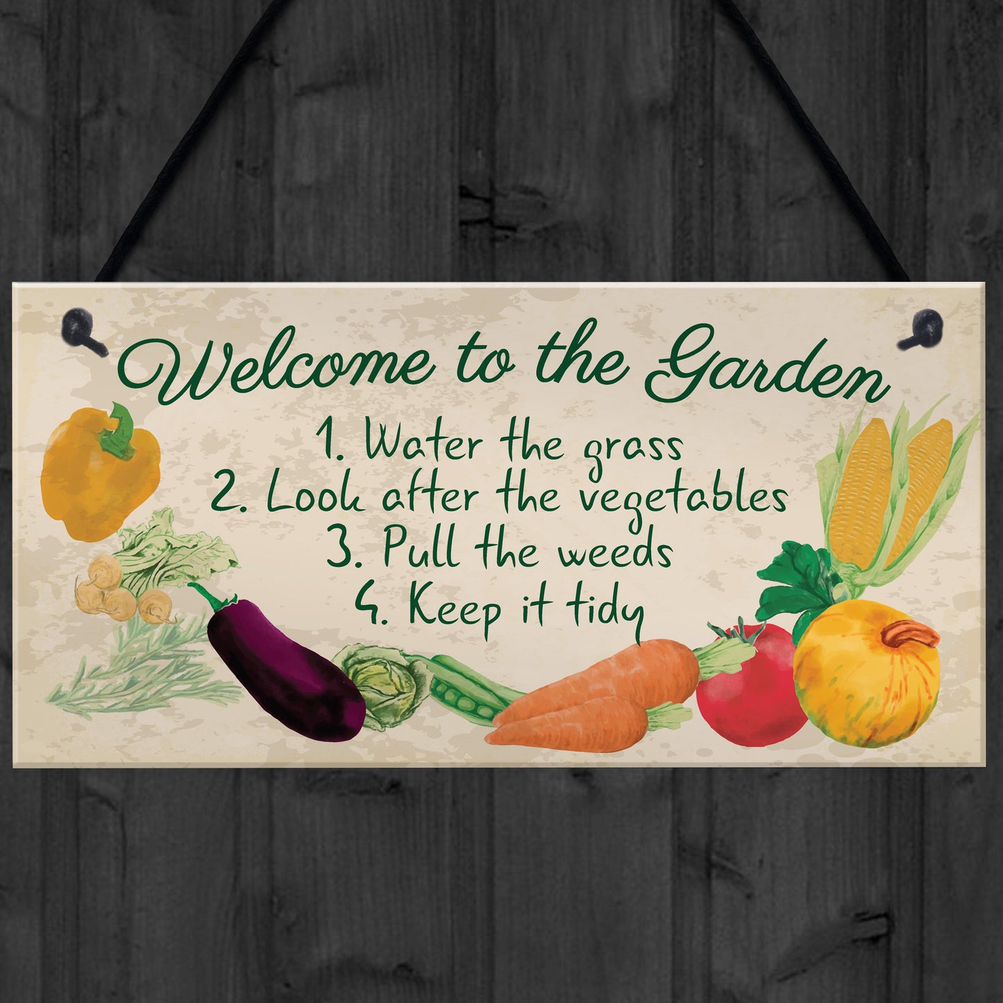 Garden Sign Welcome Plaque Shed Summer House Sign Nan Mum Gift